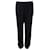Lanvin Elastic Waist Trousers in Navy Blue Polyester  ref.526453