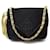 CHANEL Vintage CC Satin Black & Gold Tassel Crossbody bag Gold hardware Leather Silk  ref.526476