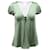 Diane Von Furstenberg Dot Print Bluse aus grüner Seide  ref.527091