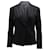 Theory Single-Breasted Blazer in Black Cotton  ref.527149