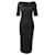 Dolce & Gabbana Midi Dress in Black Acetate Cellulose fibre  ref.527163