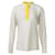 Hermès Blusa extragrande de mezcla de seda ondulada Gris  ref.527173