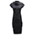 Rick Owens Moody Ala Scarf Dress en viscose noire Fibre de cellulose  ref.527186