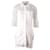 Sandro Paris Lace Mini Dress in White Polyester  ref.527196