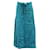 Simon Miller Midi Skirt in Teal Linen Green  ref.527288