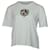 Sandro Paris Patched T-shirt in White Cotton  ref.527321