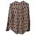 Kate Spade Bluse mit Nagellack-Print aus rosa Seide - Ansicht 4