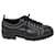 Zapatos Derby Worker de cuero negro con pespuntes en contraste de AMI Paris  ref.527333