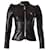 Dsquared2 Lace-up Biker Jacket in Black Leather  ref.527341
