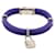 Louis Vuitton Bracelet Keep It Twice Lock en Cuir Verni Violet Cuir vernis  ref.527386