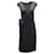 Diane von Furstenberg, Vestido cruzado sin mangas reversible de algodón negro  ref.527472
