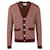 Cardigan en jacquard de laine mélangée GG Gucci Multicolore  ref.527589