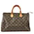 Louis Vuitton Speedy 35 Monogram canvas Brown Leather  ref.527945