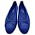 Chanel Sapatilhas de ballet Turquesa Couro  ref.528055