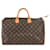 Louis Vuitton Speedy 40 Monogram canvas Brown Leather  ref.528186