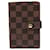 Louis Vuitton Damier Ebene Vienova French Kiss Lock Wallet Brown Leather  ref.528192