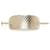Chanel timeless classic hairpin Silvery Metal  ref.528199