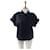Cos Tops Black Cotton Polyester Elastane  ref.528213