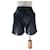 Karl Lagerfeld Shorts Black Leather  ref.528218