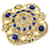 [Usado] Christian Dior (Christian Dior) Broche Vintage Azul GP Chapado en oro  ref.528230