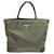 Tote Prada Brown Tessuto Handbag Khaki Nylon Cloth  ref.528334