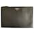 Pochette folio Prada en cuir Saffiano noir  ref.528372