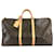 Louis Vuitton Keepall 60 Monogram canvas Brown Leather  ref.528747