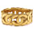 Brazalete ancho entrelazado de oro CC de Chanel Dorado Metal  ref.528756