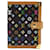 Portefeuille Louis Vuitton Agenda PM multicolore monogramme noir Cuir  ref.528765
