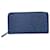 Zippy Louis Vuitton Purses, wallets, cases Blue Leather  ref.528971