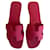 Oran Hermès sandali Rosa Pelle