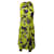 Diane Von Furstenberg Sleeveless Summer Dress in Yellow Silk Multiple colors  ref.529149