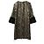 Casaco Jacquard Animal Print Tory Burch com mangas de pele em seda multicolorida Impressão em python - vista 4