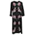 Vilshenko Long sleeve Floral Dress in Black Silk  ref.529213