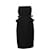 Vestido recto con cinturón en viscosa negra de Bottega Veneta Negro Fibra de celulosa  ref.529236