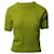 Michael Kors Short Sleeve Sweater in Green Angora Wool  ref.529255