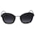 Óculos de sol Chanel Pantos Cat-Eye em acetato preto Fibra de celulose  ref.529266