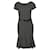 Ganni Polka Dot Kleid aus schwarzer Viskose Zellulosefaser  ref.529278