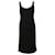 Vestido de bainha com tachas Moschino em triacetato preto Sintético  ref.529333