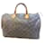 Louis Vuitton Speedy 35 Monogram Brown Leather  ref.529420