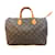Louis Vuitton Speedy 35 Monogramma Marrone Pelle  ref.529429