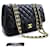 CHANEL Classic Large 11" Chain Shoulder Bag Flap Black Lambskin Leather  ref.529690