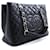 CHANEL Caviar GST 13" Grand Shopping Tote Chain Shoulder Bag Black Leather  ref.529691