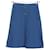 Yves Saint Laurent die Röcke Blau Baumwolle Polyester  ref.529947
