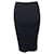 Jonathan Simkhai Knit Pencil Midi Skirt in Black Rayon Cellulose fibre  ref.529986
