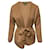 Autre Marque N. Peal Belted Ribbed Cardigan in Sand Cashmere Beige Wool  ref.530006