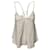 Derek Lam Tank Top with Braided Strap Detail in White Triacetate Synthetic  ref.530013