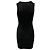 VESTIDO SIN MANGAS DRAPEADO Helmut Lang en Cupro negro - vista 2