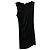 VESTIDO SIN MANGAS DRAPEADO Helmut Lang en Cupro negro - vista 3