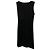 VESTIDO SIN MANGAS DRAPEADO Helmut Lang en Cupro negro - vista 4
